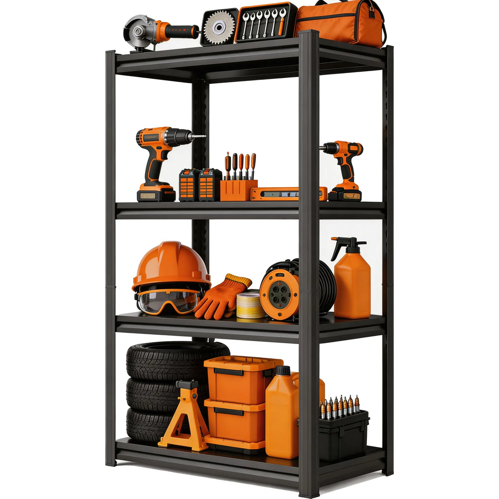 Heavy Duty Adjustable Metal Storage Shelving Unit 1600 LBS Load Capacity - Image 3