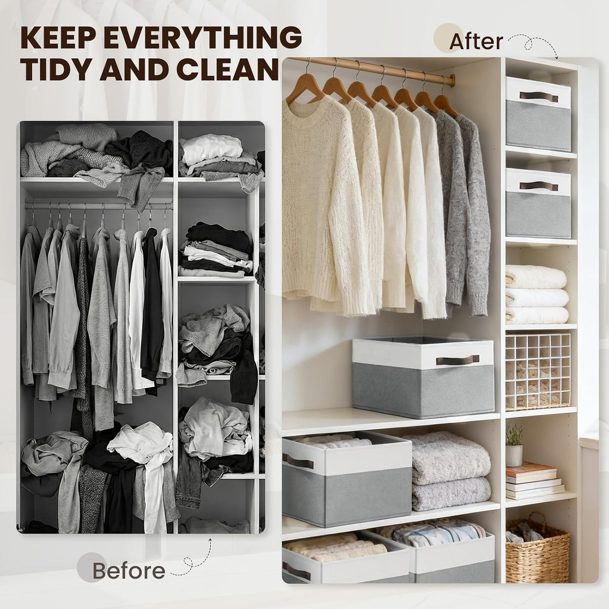pack large closet storage baskets product angle 6
