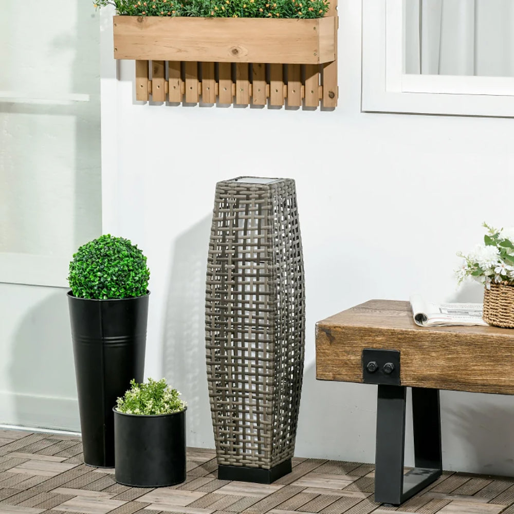 Solar Floor Lamp Outdoor Garden Lantern Pathway Light & Decorative Driveway - Image 5