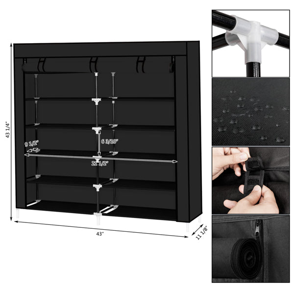 7-Tier 14-Compartment Shoe Storage Organizer
