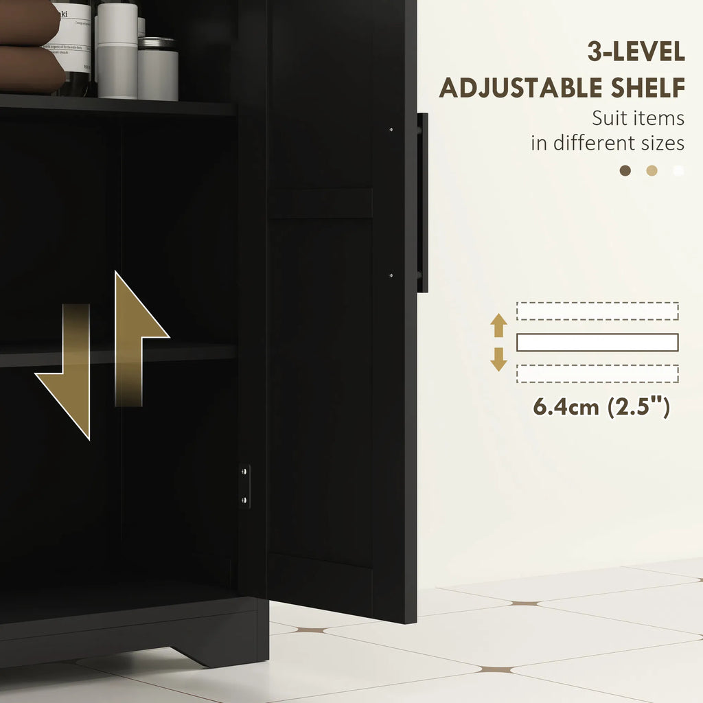 Bathroom Floor Cabinet Farmhouse Bathroom Storage Cabinet with Adjustable - Image 5