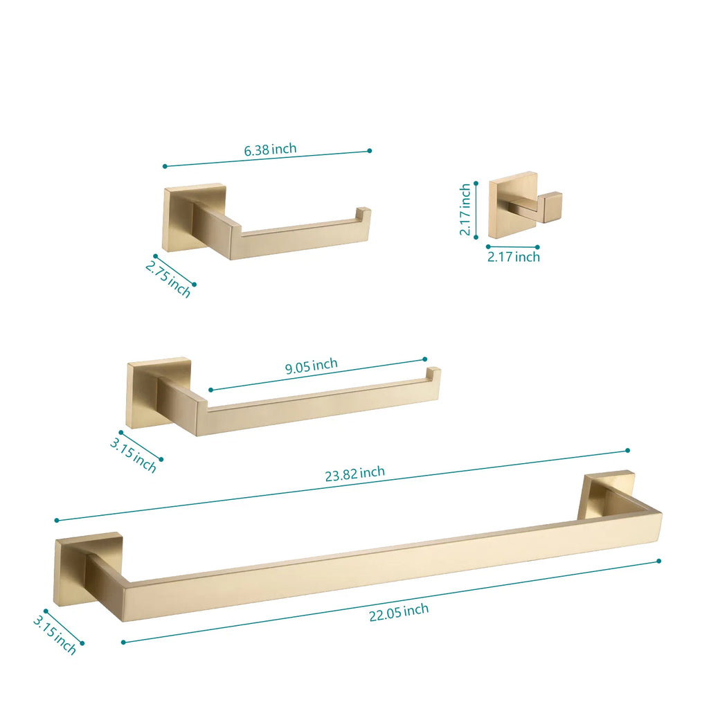 5 Piece Bathroom Hardware Set - Image 3