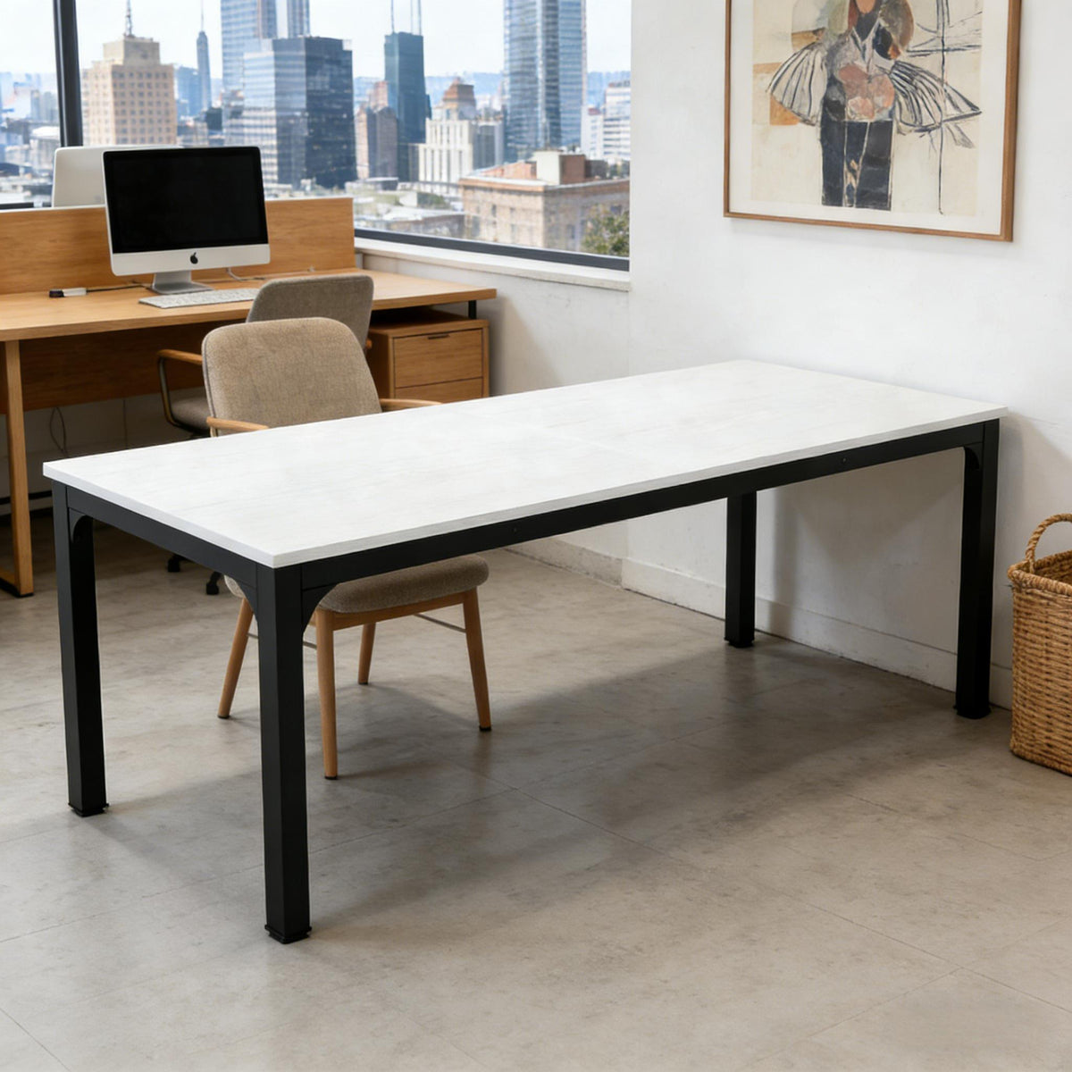 78-Inch Modern Executive Computer Desk