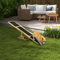 Wooden Dog Agility Seesaw for Training and Exercise Yellow