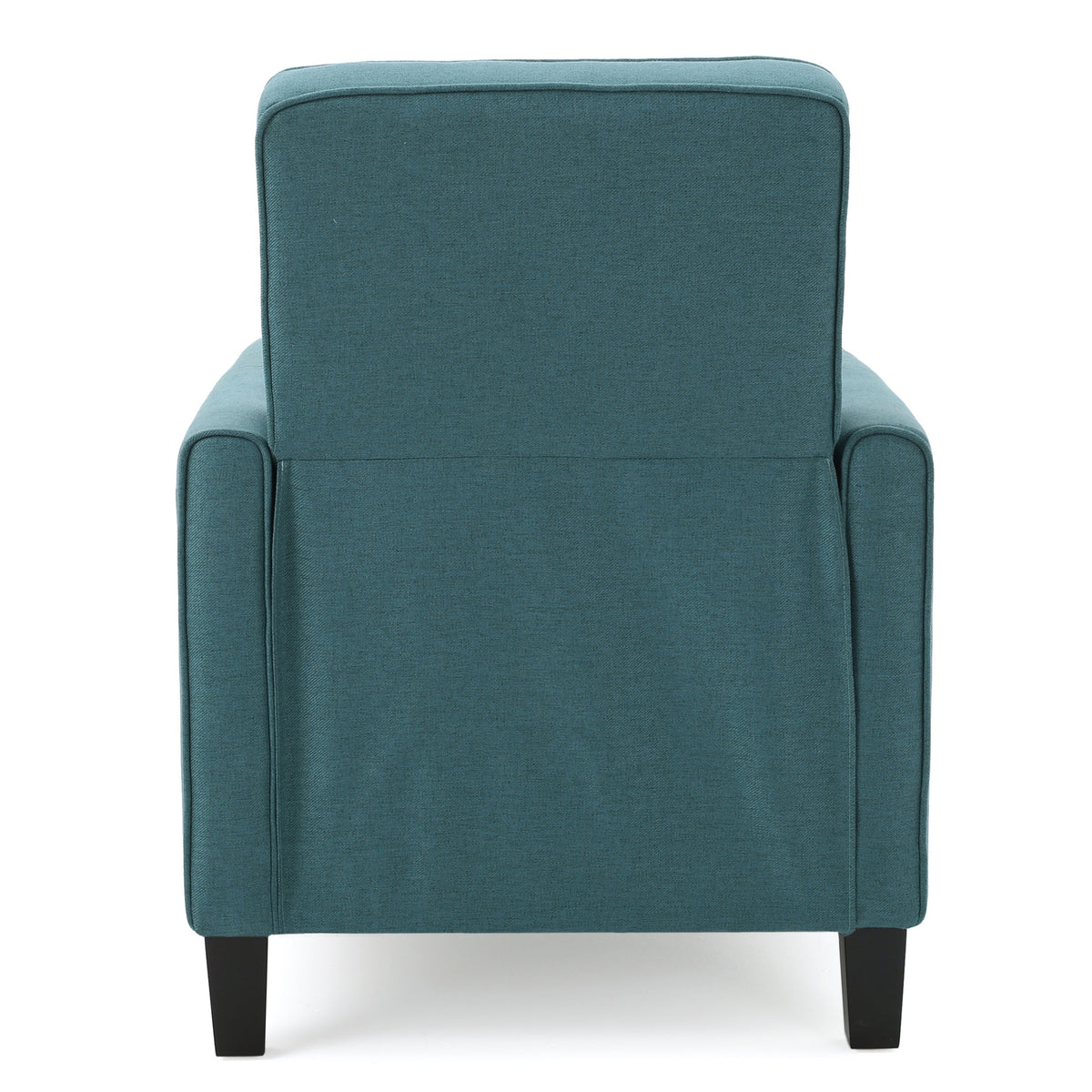 27.5" Push Back Recliner Chair Upholstered Recliner Armchair with Solid Rubber - Image 4