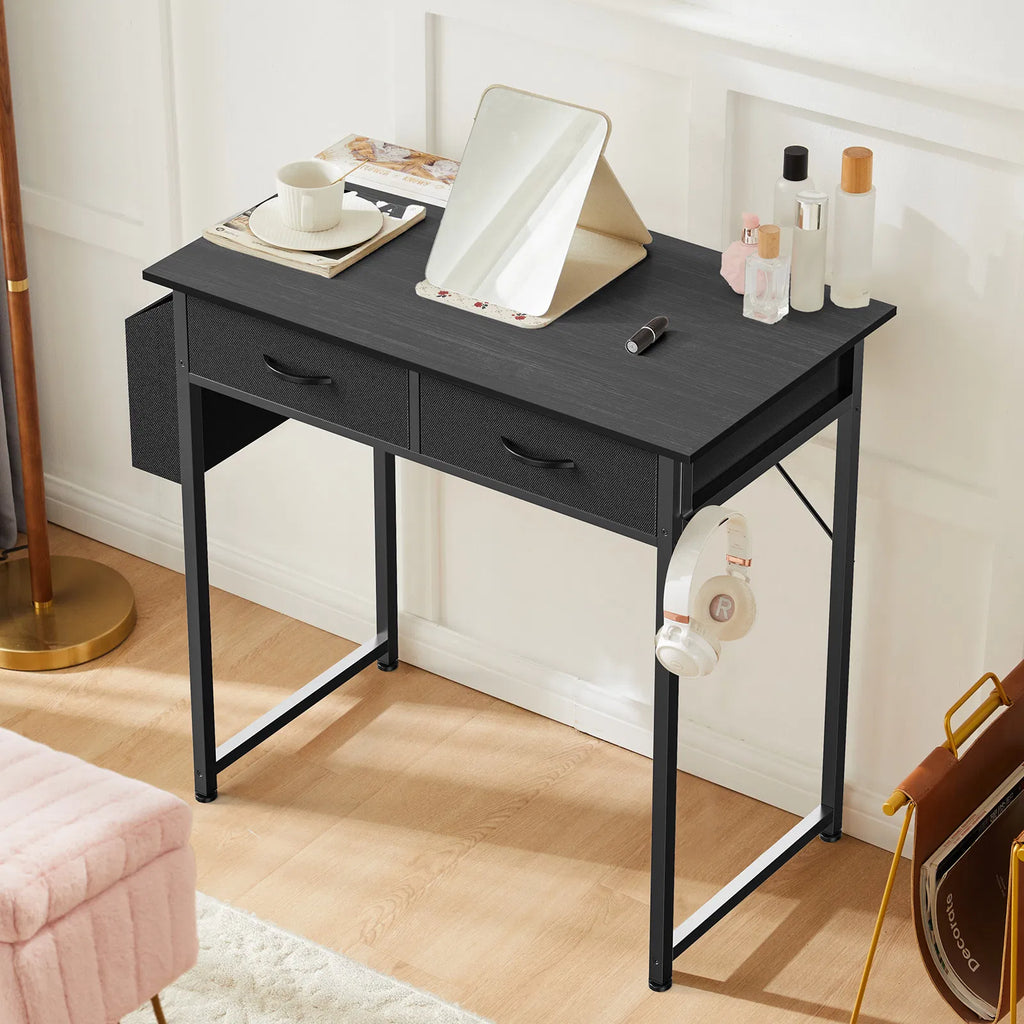 Computer Desk Small Home Office Bedroom Writing Study PC Table with Storage - Image 5