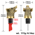 Wild Boar Head Wine Pourer Vacuum Sealing Wine Spout Stopper For Cocktails