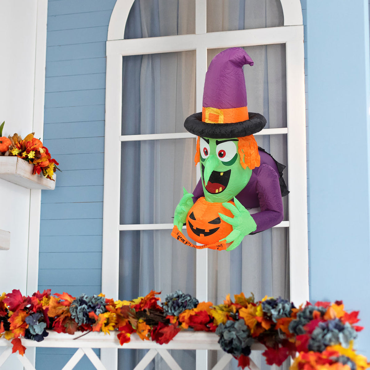 35M Inflatable Halloween LED Decoration Waterproof 210T Polyester Airblown - Image 4