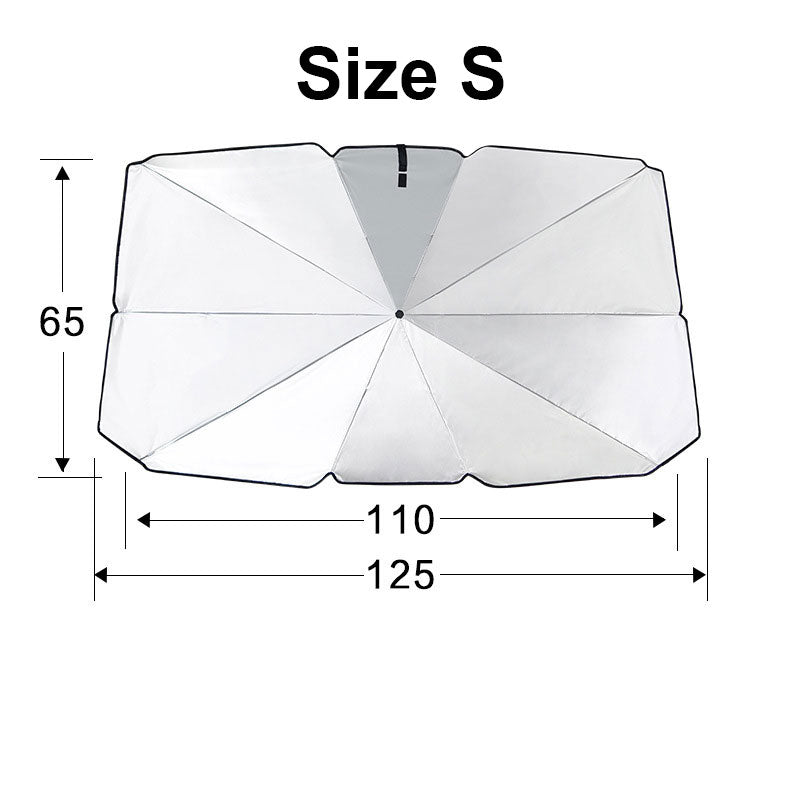 foldable car windshield sunshade uv product angle 9