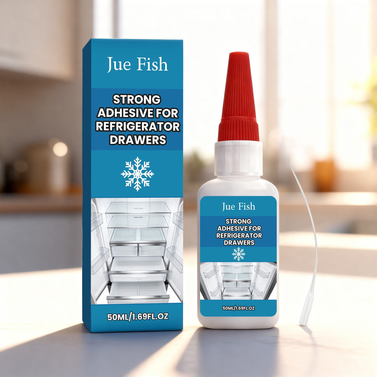 JUE FISH Refrigerator Drawer Repair Adhesive 50 ml - Image 4
