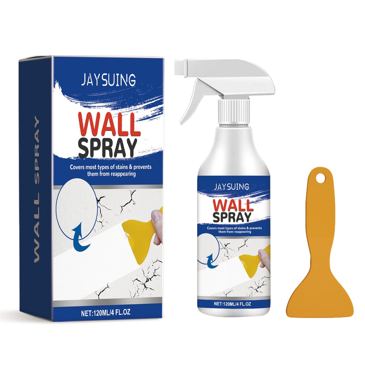 JAYSUING Wall Repair Spray Paint Kit 120 ml Kit