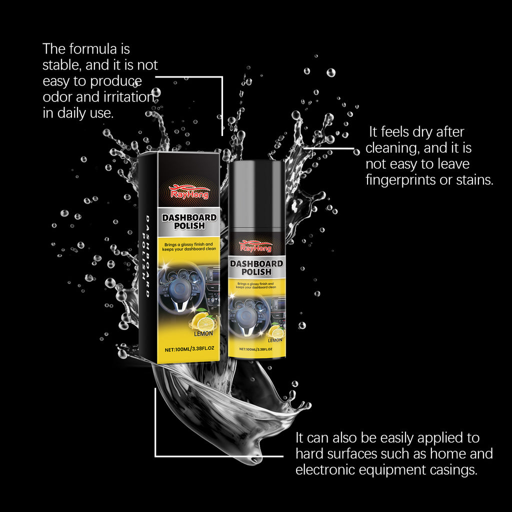 Dashboard Polish Car Console Multi Surface Shine Cleaner Home Use - Image 2