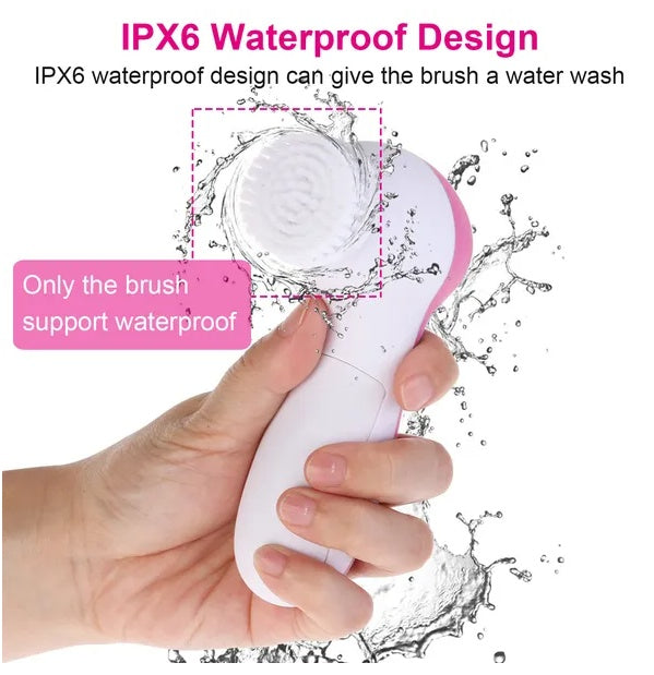 facial cleansing brush face spin detail and structure