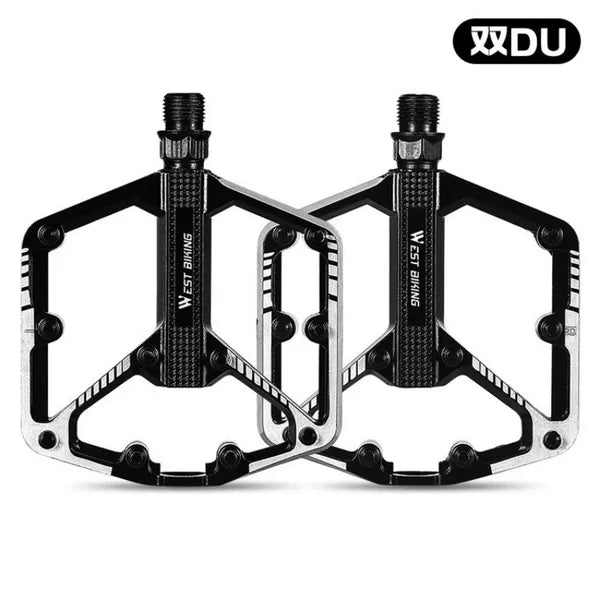 Bicycle Pedals DU Bearing Aluminum MTB Bicycle Pedals Black 9/16 Inch - Image 4