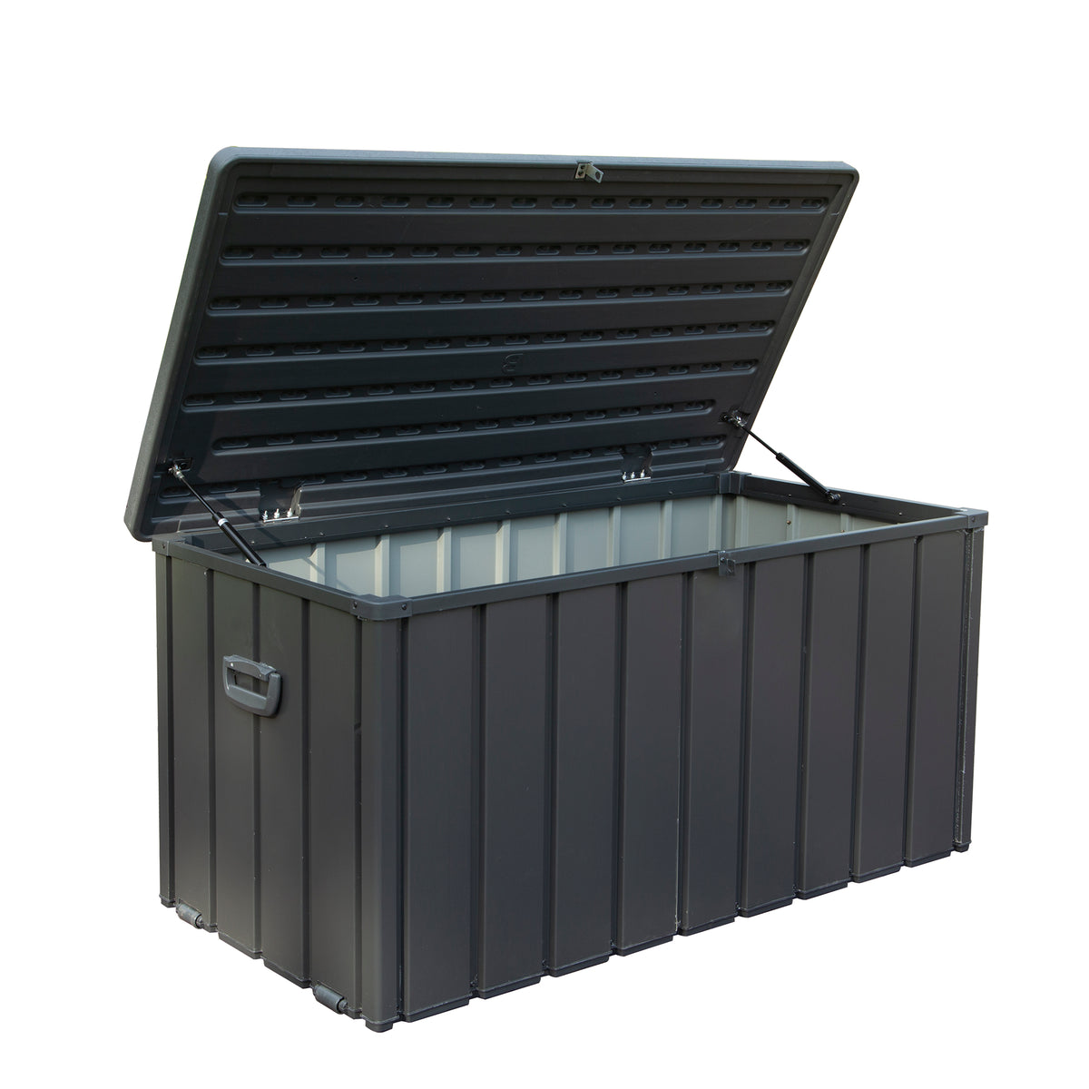 150-gallon resin outdoor deck storage box product view 4