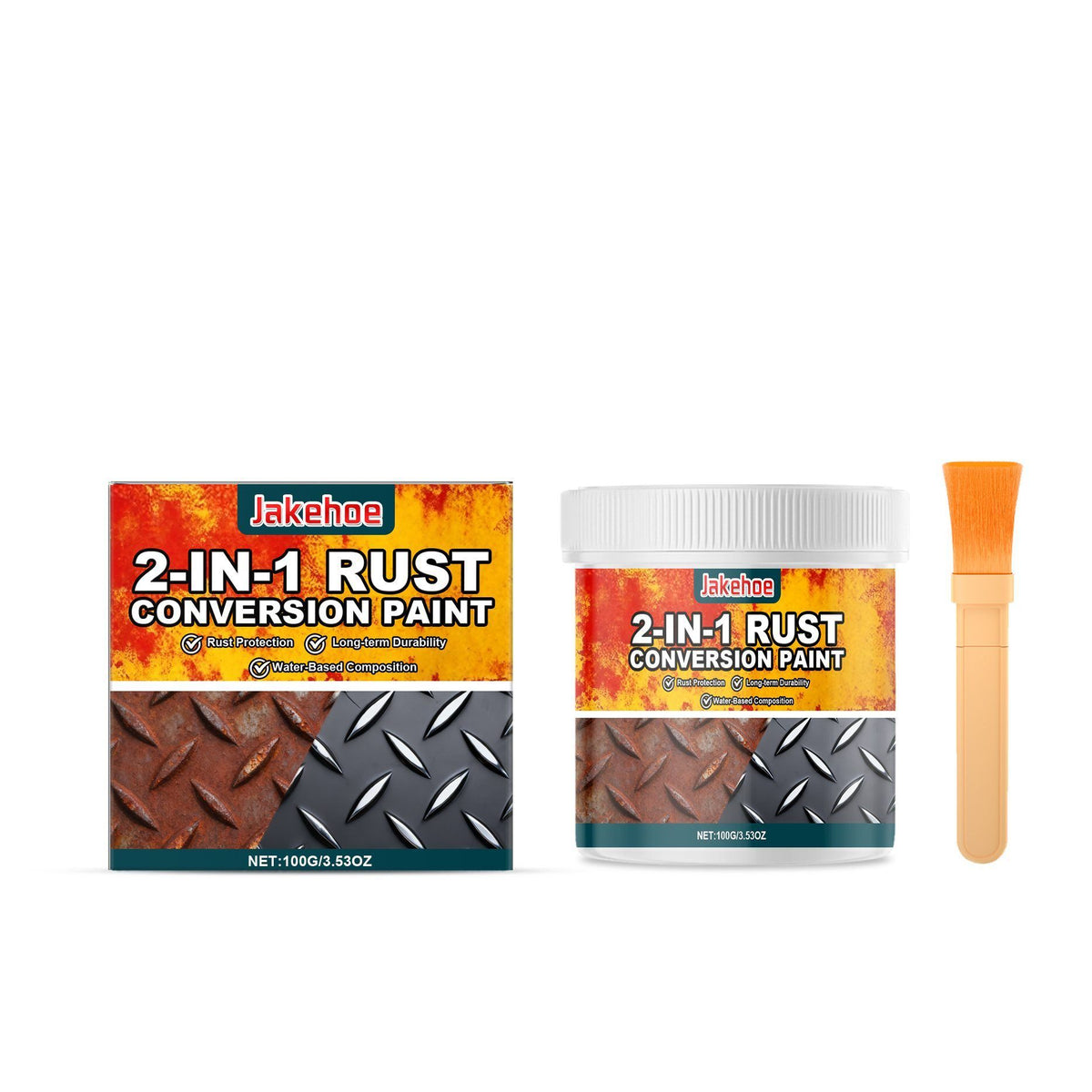 JAKEHOE Metal Rust Converter Primer Kit 1 Piece Kit - Image 4