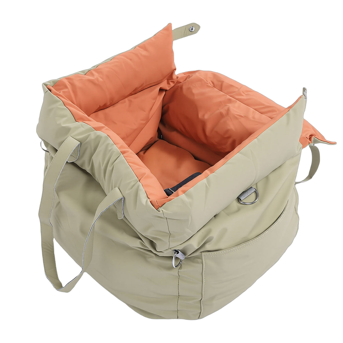 car pet bed portable travel in use lifestyle