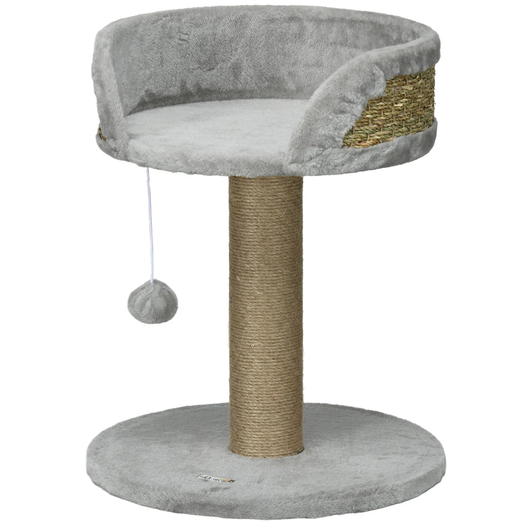 Cat Tree with Scratching Post Toy Ball Perch Small Cat Tower for Indoor Cats - Image 4