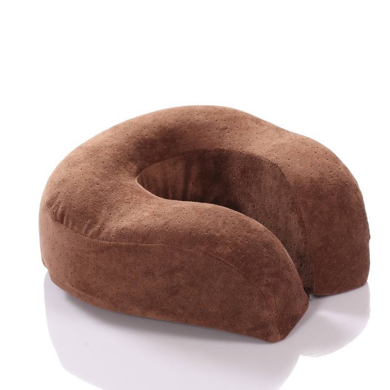 memory foam shaped pillow neck main view