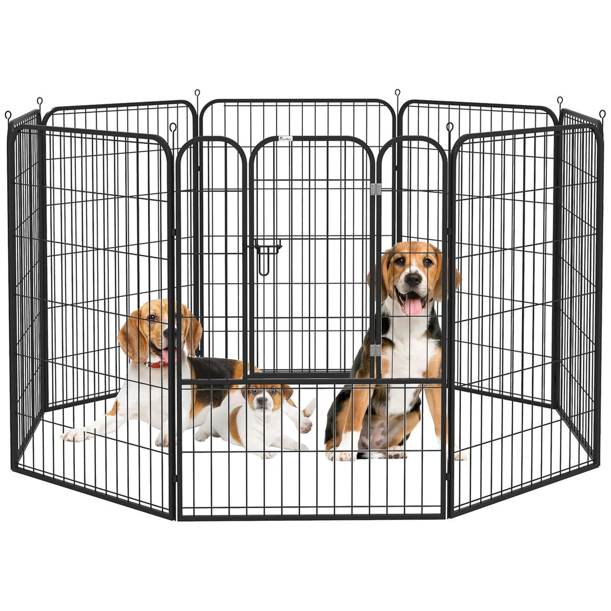 8 Panel Pet Playpen Play Yard Fence Home DIY Heavy Duty Metal Foldable Indoor - Image 4