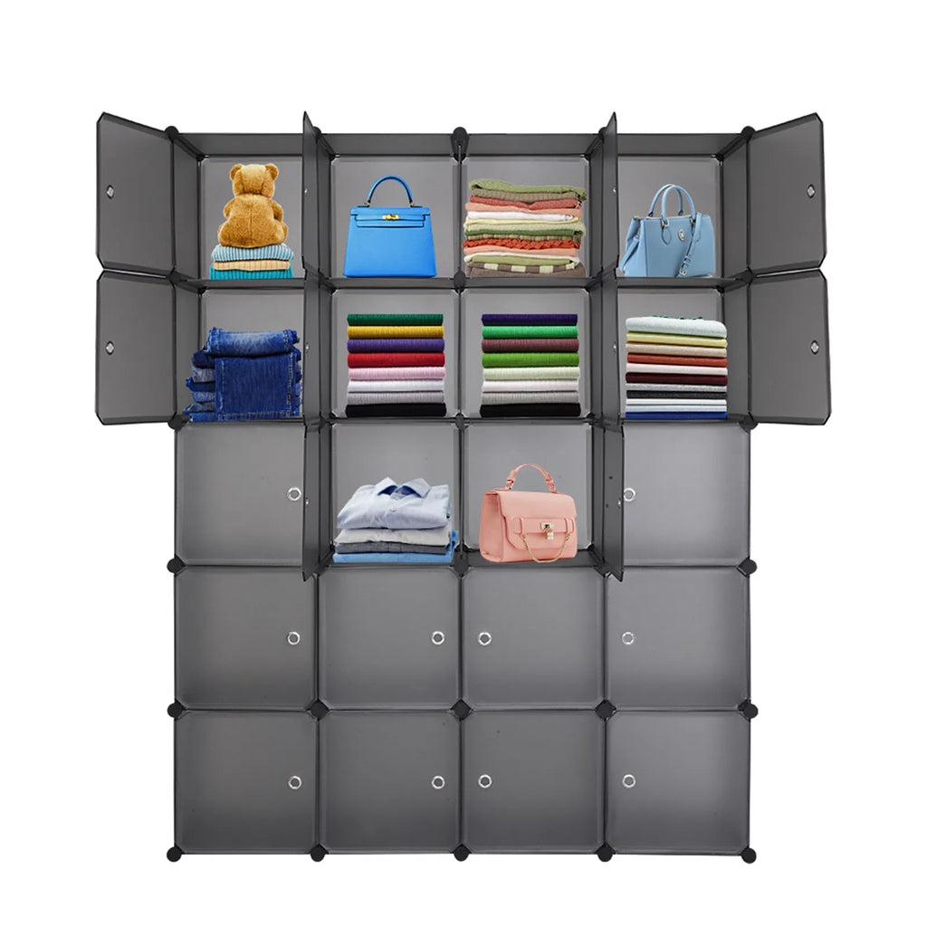 20 cube organizer stackable plastic product angle 9