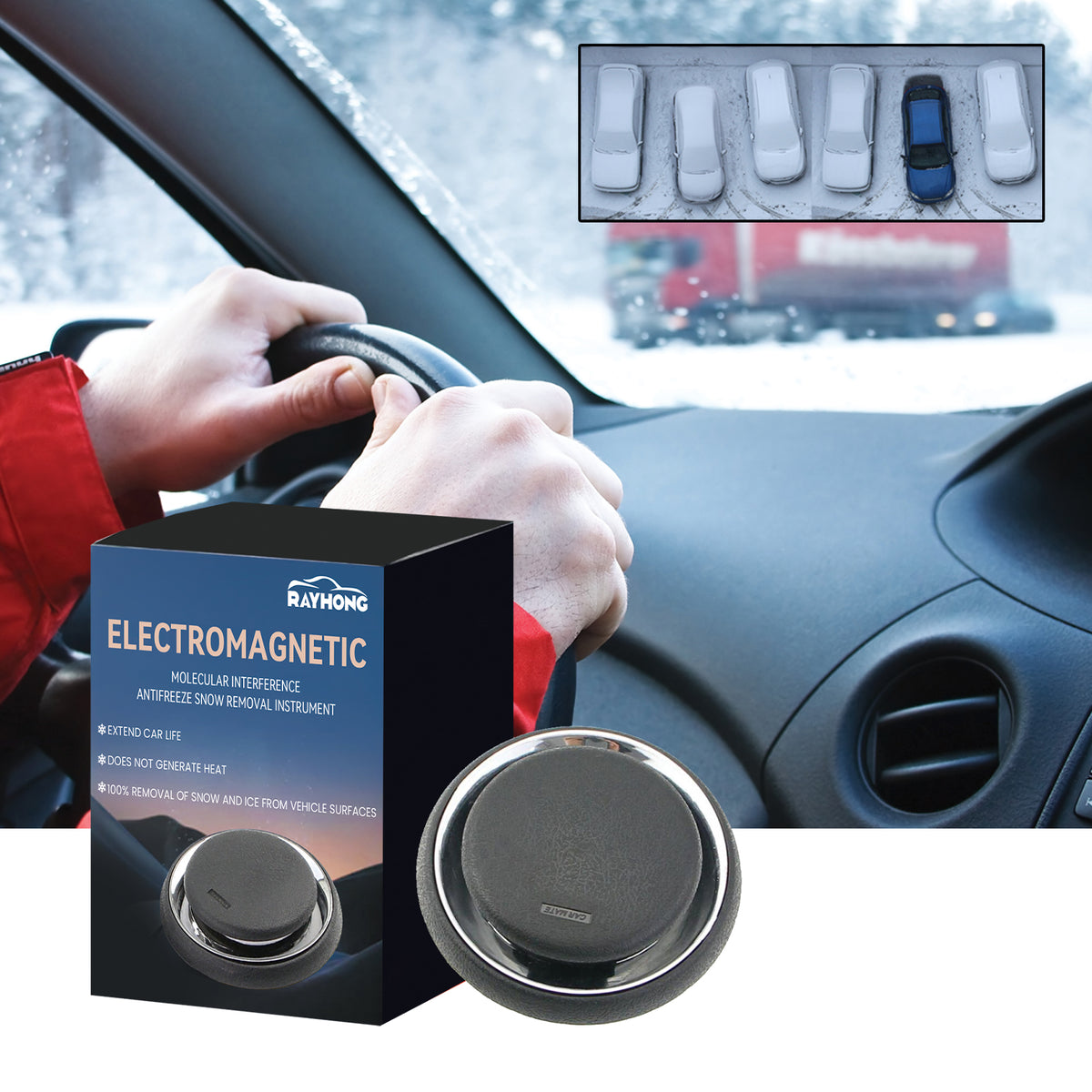 Snow Remover Portable Car Ice And Frost Melting Device - Image 5