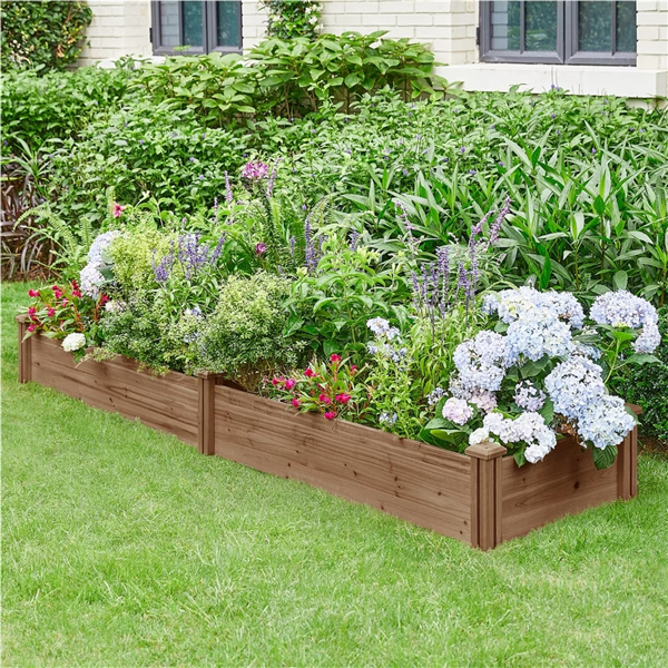 Divisible Planter Box For Home Vegetable Flower 95inch L X 25inch W X 11inch - Image 4