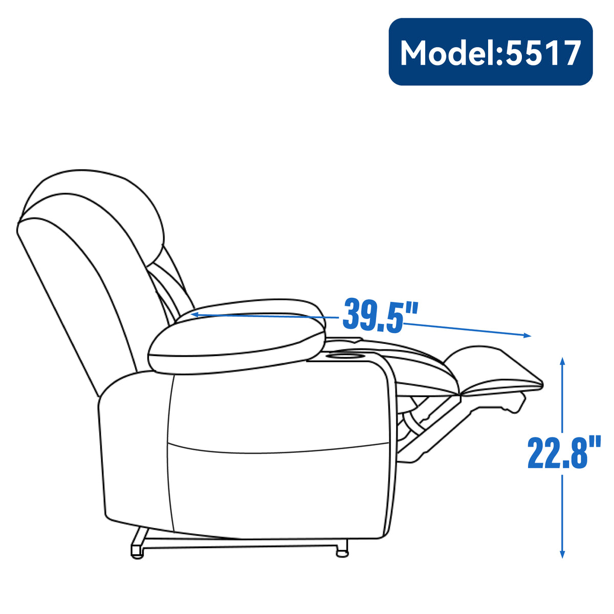Up to 350 LBS Chenille Power Lift Recliner Chair Heavy Duty Motion Mechanism