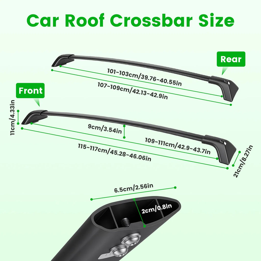Roof Rack Cross Bars Fit for Toyota RAV4 2019 2025 Aluminum Roof Rails Cargo - Image 4