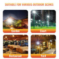 3200 Ft2 Solar Street Light Dusk To Dawn Garden Working Spotlight Flood Lamp UK