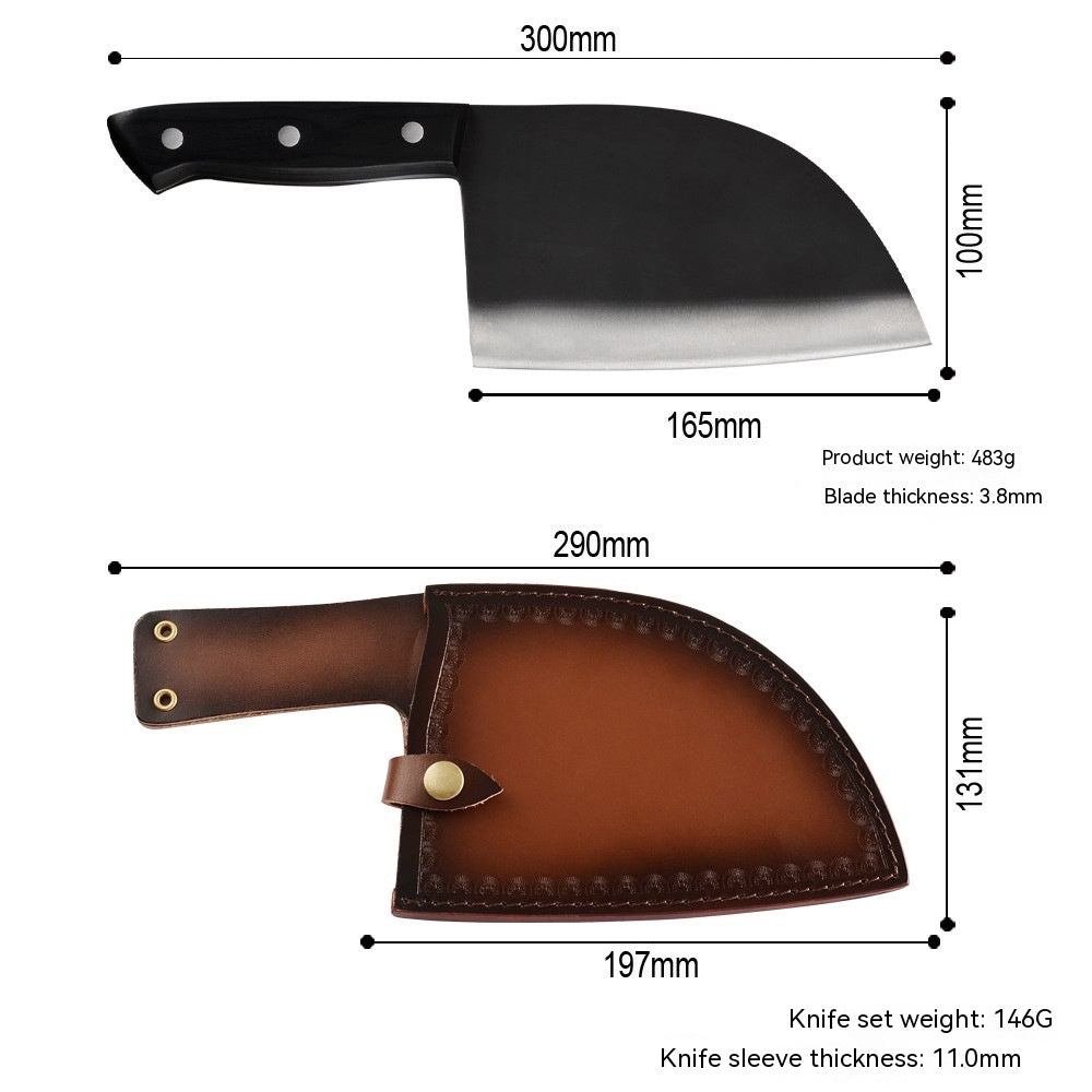 Household Chinese Kitchen Stainless Steel Butcher Knife - Image 5