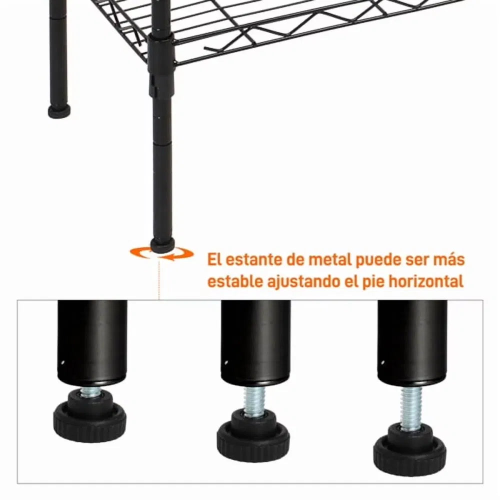 5 Tier Heavy Duty Steel Storage Rack Shelving Unit 72 in H x 48 in W x 24 in D - Image 5
