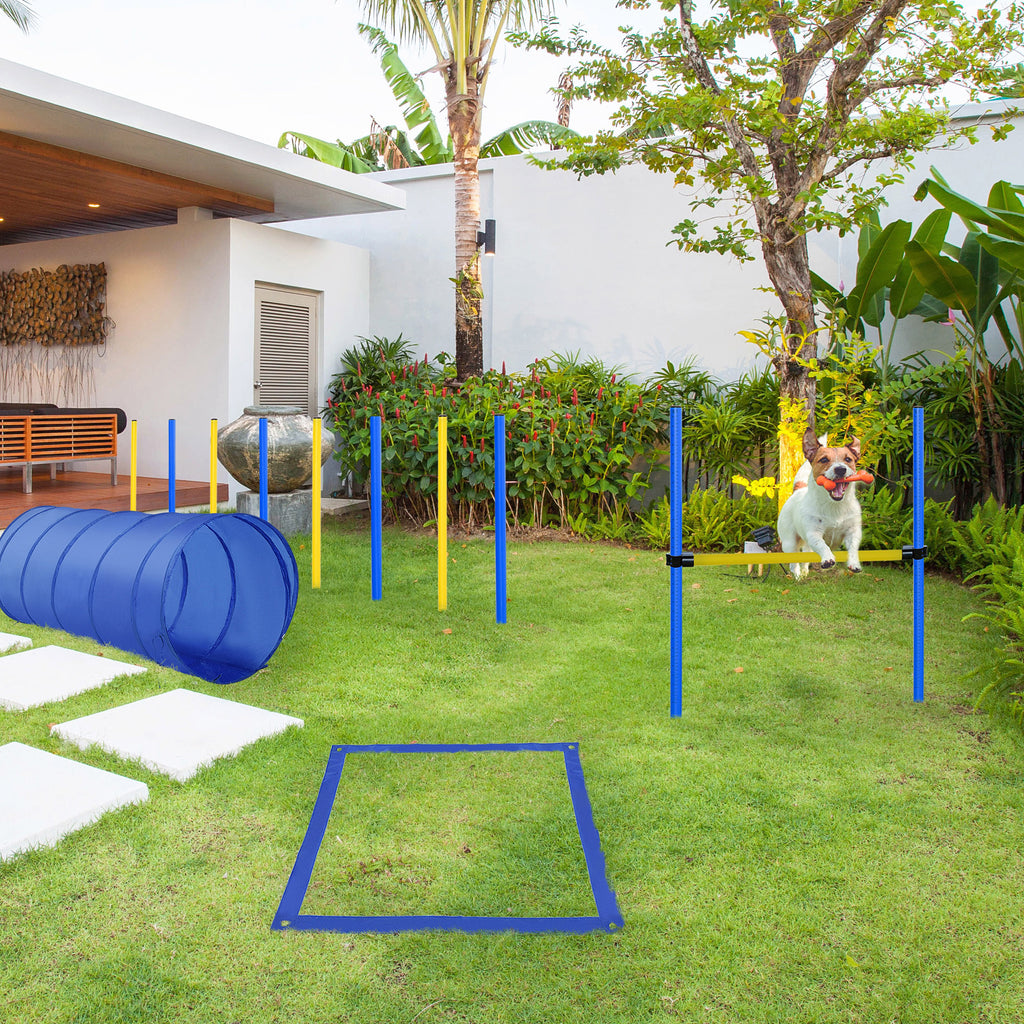 Backyard Competitive Dog Agility Training Kit Obstacle Course Equipment - Image 5