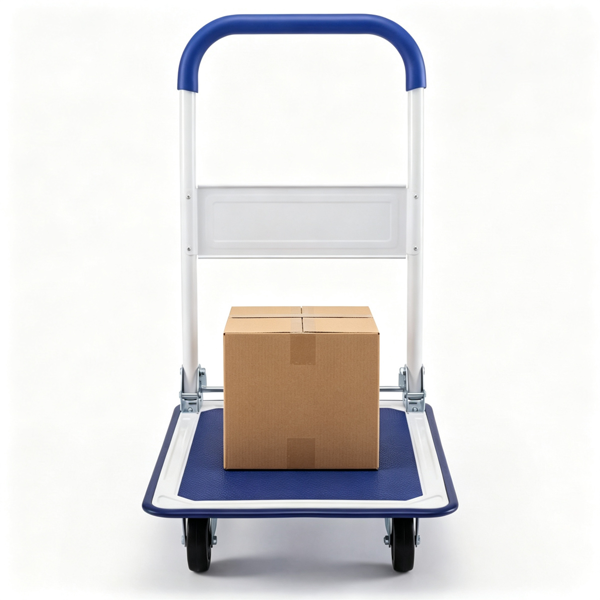 Folding Platform Hand Truck Heavy Duty Metal Push Cart With 330LBS Weight - Image 5