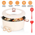 6 Liter Dual Flavor Electric Shabu Shabu Hot Pot for 3 6 Guests Non Stick