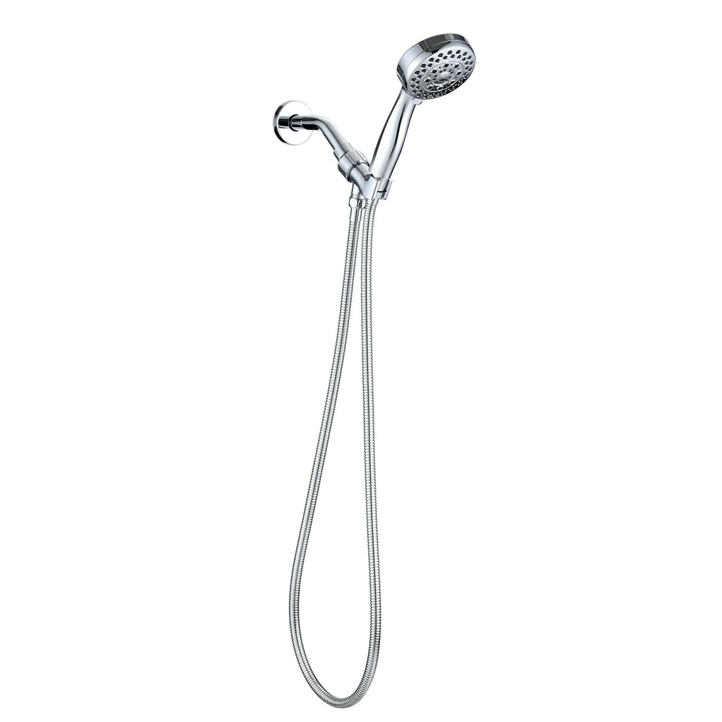 Handheld Shower Head with Hose High Pressure Shower Heads Chrome