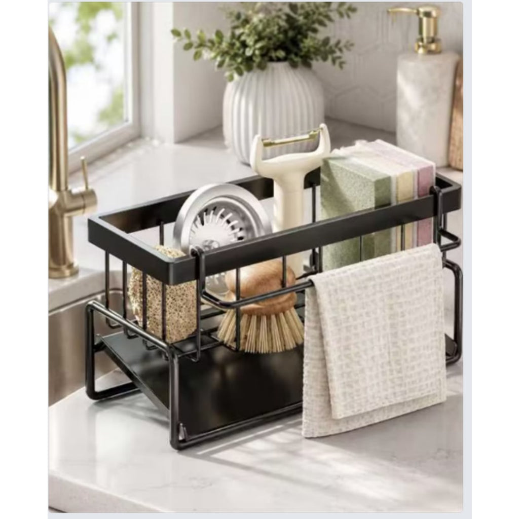 kitchen sink caddy organizer sponge detail and structure