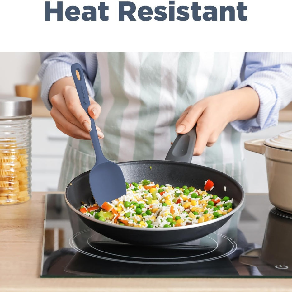 piece silicone spatula set heat packaging and components