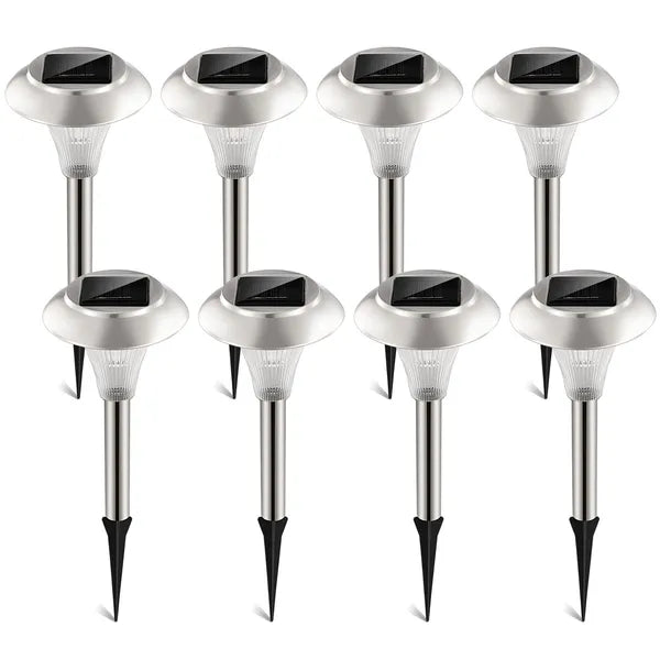 8packs solar garden lights outdoor detail and structure