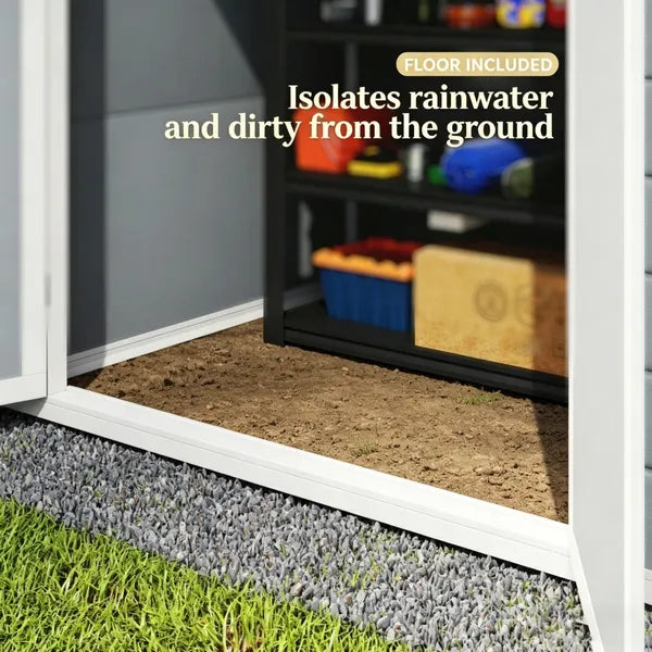 Outdoor Garden Storage Shed Tool House - Image 4