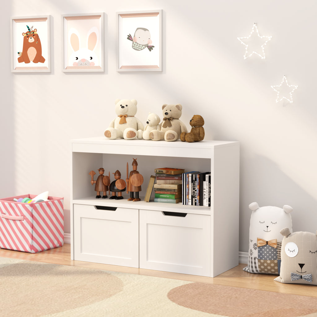 White Book and Toy Storage Organizer
