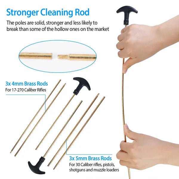 Universal Gun Cleaning Kit Gun Cleaning Brushes Mops Muff Guard - Image 3