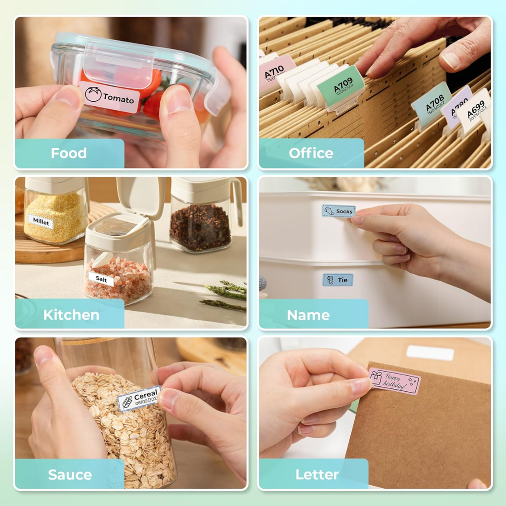 Genuine Label Maker Tape Standard Laminated Thermal Label Tape Replacement For - Image 4