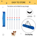 Dog Agility Equipment Dog Weave Pole Set Agility Starter Kit Pet Outdoor