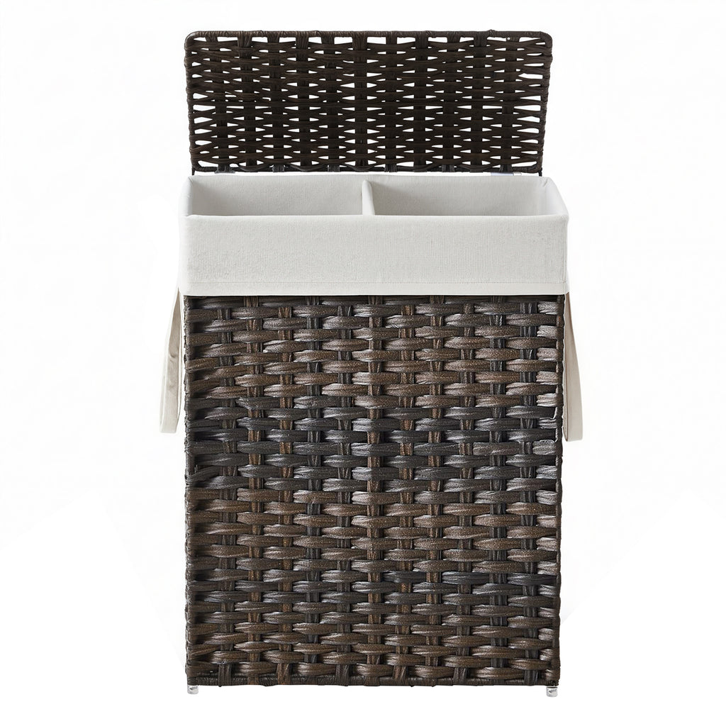 SONGMICS Laundry Hamper 23.8 Gal. Laundry Basket With Lid Removable Bag With - Image 5