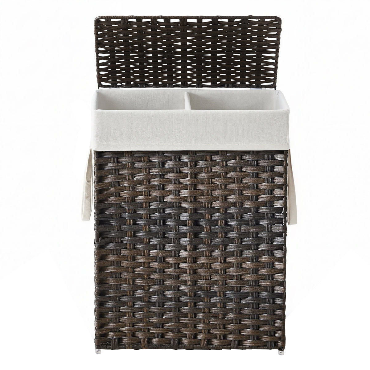 SONGMICS Laundry Hamper 23.8 Gal. Laundry Basket With Lid Removable Bag With - Image 5