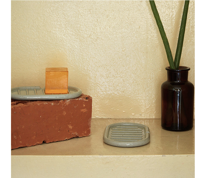 nordic morandi soap dish draining detail and structure
