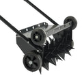 19in Push Spike Aerator Heavy Duty Rolling Lawn Aerator Rotary Spike Lawn