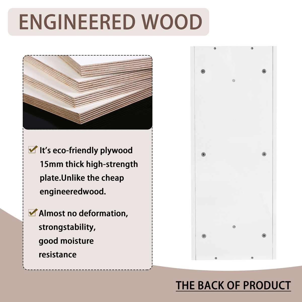 12-Inch Bathroom Wall-Mounted Storage Rack