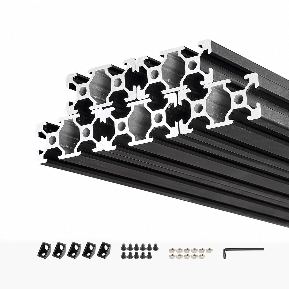 5PCS 2040 Aluminum Extrusion Profile 78.74 Inch 2000 Mm V Slot European - Image 2